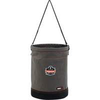 Arsenal&reg; 5930 Web Handle Hoist Bucket, Canvas, 12.5" Dia. x 17" H, 150 lbs. Load Rating Action Paper