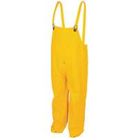 Classic Series Bib Rain Pants, Large, Polyester/PVC, Yellow Action Paper