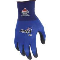 Ninja&reg; Lite Coated Gloves, Large, Polyurethane Coating, 18 Gauge, Nylon Shell Action Paper