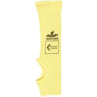 Manchon simple de s&eacute;curit&eacute; r&eacute;sistant &agrave; la coupure Cut Pro, Kevlar, 10", ASTM ANSI niveau A2, Jaune Action Paper