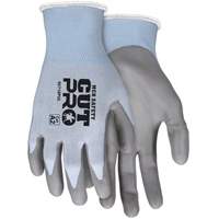 Safety Cut Pro Cut Resistant Gloves, Size Large, 18 Gauge, Polyurethane Coated, HPPE Shell, ASTM ANSI Level A2 Action Paper