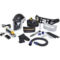 Versaflo TR Series Heavy Industry PAPR Kit, Hard Hat & Faceshield, Lithium-Ion Battery Action Paper