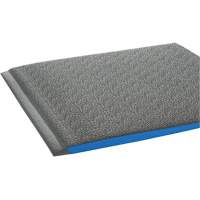 Wear-Bond Comfort-King Ergonomic Mats, Pebbled, 2' x 3' x 9/16", Grey, Vinyl Foam Action Paper