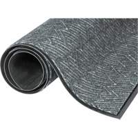 Triathlon Performance Entrance Mats, Wiper/Scraper, 6' x 10' x 7/16", Cool Grey Action Paper
