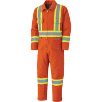 5540A Quilted Coveralls, 2X-Large, Orange Action Paper