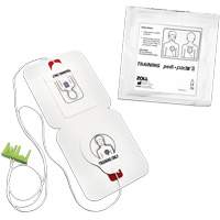 &eacute;lectrodes de formation Pedi Padz II, Zoll AED Plus Pour, Non m&eacute;dical Action Paper