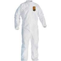 KleenGuard KGA300 Coveralls, 4X-Large, White, Microporous Action Paper