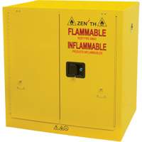 Armoire pour produits inflammables, 22 gal., 2 Porte(s), 35" La x 35" h x 22" p Action Paper