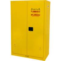 Flammable Storage Cabinet, 45 gal., 2 Door, 43" W x 65" H x 18" D SGU466 | Action Paper