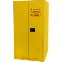 Flammable Storage Cabinet, 60 gal., 2 Door, 34" W x 65" H x 34" D SGU467 | Action Paper