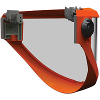 Salisbury  PrismShield&reg; Faceshield, Polycarbonate, Bronze Tint Action Paper