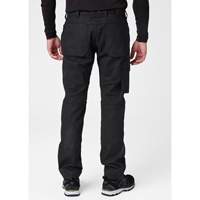 Oxford Service Pants, Poly-Cotton, Black, Size 30, 30 Inseam SGU533 | Action Paper