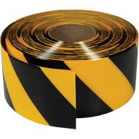 ArmorStripe&reg; Ultra Durable Floor Tape, 4" x 100', PVC, Black and Yellow Action Paper