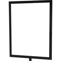 Heavy-Duty Vertical Sign Holder for Classic Posts, Black SGU841 | Action Paper