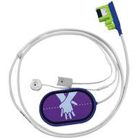 Fils coupl&eacute;s d'&eacute;l&eacute;ctrodes de formation RCR Uni-Padz, Zoll AED 3 Pour, Non m&eacute;dical Action Paper