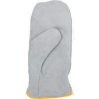 Mitaines dhiver en grain fendu doubl&eacute;es de boa, Taille Taille unique, Mitaine Action Paper