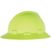 Casque de s&eacute;curit&eacute; &agrave; fente et bordure compl&egrave;te V-Gard, R&eacute;pond aux normes CSA type 1, Suspension Glissement rapide, Non ventil&eacute; Action Paper