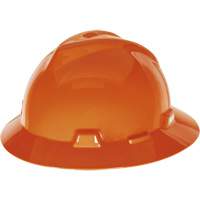 Casque de s&eacute;curit&eacute; &agrave; fente et bordure compl&egrave;te V-Gard, Suspension &agrave; douille, Non ventil&eacute; Action Paper