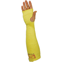 Sleeves with Thumb Hole, Kevlar<sup>®</sup>, 22", ANSI/ISEA 105 Level 3/EN 388 Level 3, Yellow SGV442 | Action Paper