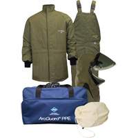 Arcguard Revolite Small Arc Flash Suit Kit with Lift Front Hood, 40 cal/cm² Action Paper