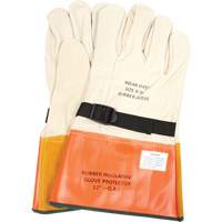 Gants de protection en cuir avec sangle, Taille 8, 12" lo Action Paper