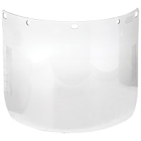 Dynamic Formed Faceshield, Copolyester/PETG, Clear Tint Action Paper