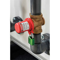 Drinking Fountain Safety Cover & Plug Valve Lockout, Valve/Water Tap Kit Action Paper