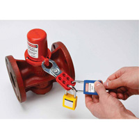 Drinking Fountain Safety Cover & Plug Valve Lockout, Valve/Water Tap Kit Action Paper