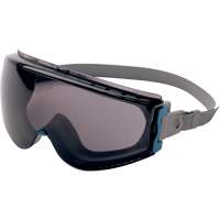 Uvex HydroShield&reg; Stealth&reg; Safety Goggles, Grey Lens, Anti-Fog/Anti-Scratch, Indirect Vent Action Paper