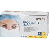 Disposable Procedure Face Masks, ASTM F2100 Level 2, Class 1 Action Paper