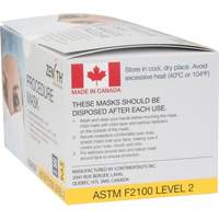 Disposable Procedure Face Masks, ASTM F2100 Level 2, Class 1 Action Paper