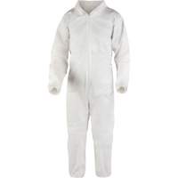 Premium Coveralls, 2X-Large, White, Microporous Action Paper