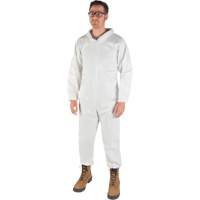 Premium Coveralls, 2X-Large, White, Microporous Action Paper