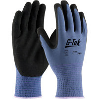 G-Tek&reg; GP Coated Gloves, Small, Nitrile Coating, 13 Gauge, Nylon Shell Action Paper