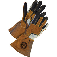 Gander Brand MIG Welder's Gloves, Grain Cowhide, Size X-Small Action Paper