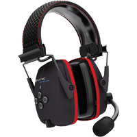 Wireless Hearing Protector Earmuffs with Bluetooth&reg; Audio, Headband Style, 25 dB Action Paper