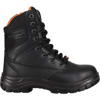 Safety Boots, Leather, Steel Toe, Size 6, Impermeable Action Paper