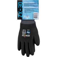 Gants enduits ZX-30° de premi&egrave;re qualit&eacute;, Moyen, R&ecirc;vetement Mousse de PVC, Calibre 15, Enveloppe en Nylon Action Paper