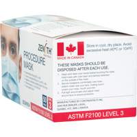 Disposable Procedure Face Masks, ASTM F2100 Level 3, Class 1 Action Paper