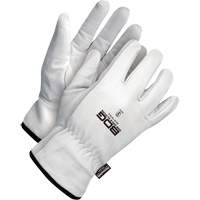 Classic Puncture Resistant Driver Gloves, Large, Grain Goatskin Palm, Thinsulate Inner Lining Action Paper