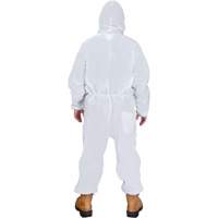 Hooded Coveralls, Medium, White, SMS Action Paper