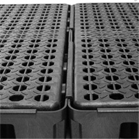 Black Diamond Low Profile Spill Pallet, 25.5 US gal. Spill Capacity, 49" x 24" x 6.5" Action Paper