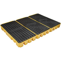 Low Profile Spill Pallet, 76.5 US gal. Spill Capacity, 72" x 49" x 6.5" Action Paper