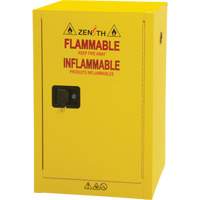 Armoire de rangement pour a&eacute;rosols inflammables, 12 gal., 1 Porte(s), 23" La x 35" h x 18" p Action Paper