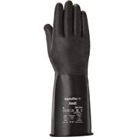 AlphaTec&reg; 38-514 Gloves, Size 7, 14" L, Butyl Rubber, 14-mil Action Paper