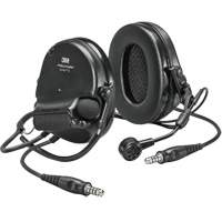 Casque VI NIB avec deux fils de sortie Peltor ComTac, Style Cordon cervical, 22 dB Action Paper