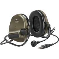 Casque VI NIB avec fils de sortie unique Peltor ComTac, Style Cordon cervical, 22 dB Action Paper