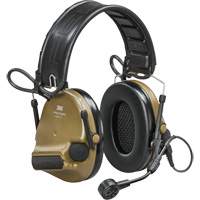 Casque VI NIB avec rail arc Peltor ComTac, Style Bandeau, 23 dB Action Paper