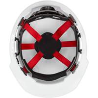 Front Brim Hardhat, Meets CSA Type 1, Ratchet Suspension, Vented Action Paper