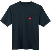 T-shirt robuste avec poche, Hommes, Petit, Bleu Action Paper